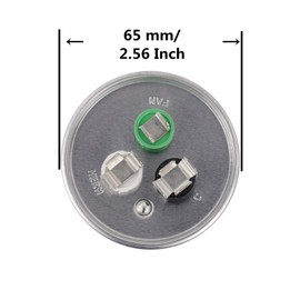 BOJACK 50+7.5 uF 50/7.5 MFD ±6% 370/440 V AC CBB65 Dual Run Circular Start Capacitor for AC Motor Run or Fan Start or Condenser Straight Cool or Heat Pump Air Conditioner