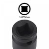 sourcing map T45 Impact Torx Drill Socket 1/4 Inch Square