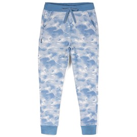 Mightly Boys and Girls' Joggers | Organic Cotton Toddler and Kids Clothes, Blue Cloud, 10
