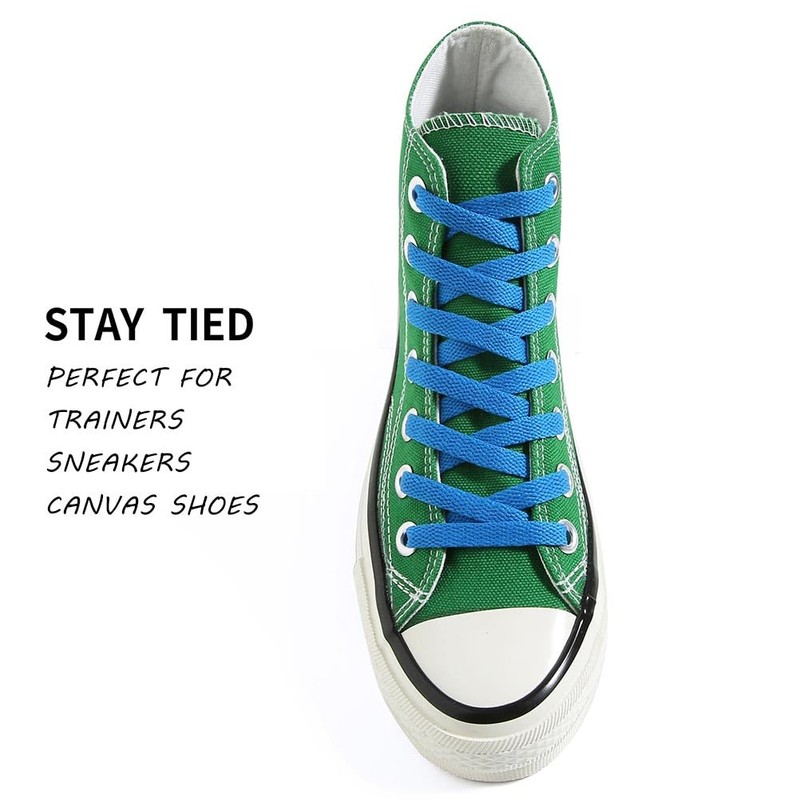 VSUDO VSUDO 180 cm Flat Sky Blue Trainer Laces for