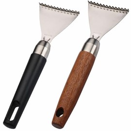 ADORAMBLING 2 Pcs Fish Scaler 304 Stainless Steel Fish Scale Remover Efficient Fish Scaler Remover Sturdy Fish Descaler Tool