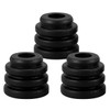 DECHOUS 3pcs Air Conditioner Rubber Anti-Vibration Rubber Pad Shock Absorber