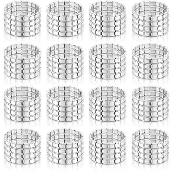 Mix One Hundred (100) Italian Charm Starter Bracelets Shiny Stainless