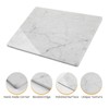 Adolif Natural Carrara White Marble Pastry and Cutting Board, 12x16x0.5