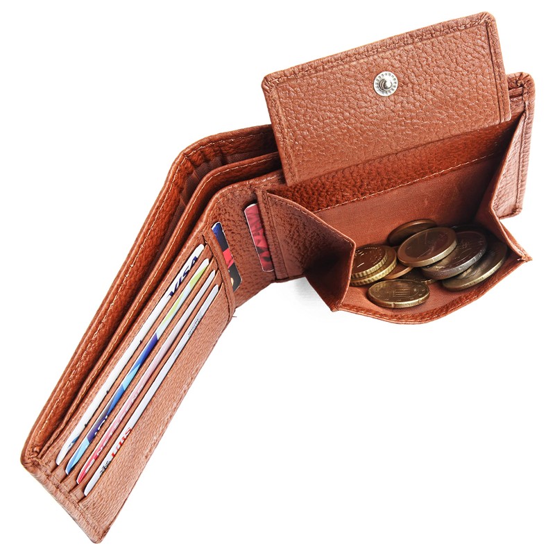 WILDHORN Leather Wallet, Tan