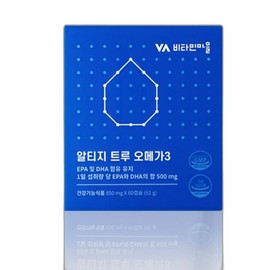 Partner_Reference Life Mega Vitamin Village Altige True Omega 3 51g 60 tablets 6 / 라이프메가 비타민마을 알티지 트루 오메가3 51g 60정 6개