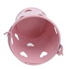 12pcs Mini Metal Bucket Hollow Heart Shaped Bucket with Handle