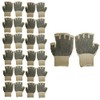 Cordova 3856L Standard Weight Gloves, Fingerless, Natural, Poly/Cotton Machine Knit,