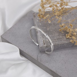 Tuscany Silver Crossover Torque Bangle