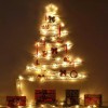 Listón Dorado Liston Navideño Decorativo Con Luces Led 5 Metros