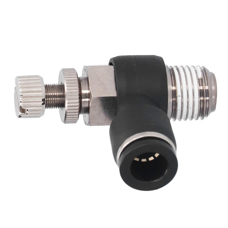 L Type Right Angle Throttle Valve Quick Fitting Convenient Elbow