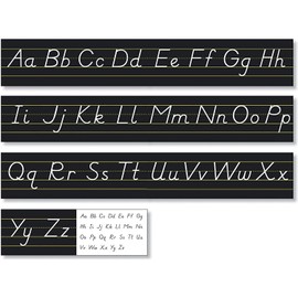North Star Teacher Resources Black Modern Manuscript Alphabet Line (NST9032)