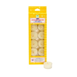 EARTH Satya Spiritual Healing Premium T-Lite Incense Candles 14 GMS (Pack of 12) - Long Lasting Scented Tealight Candles - Natural Fragrance - Perfect for Worshipping, Church, Aroma Therapy