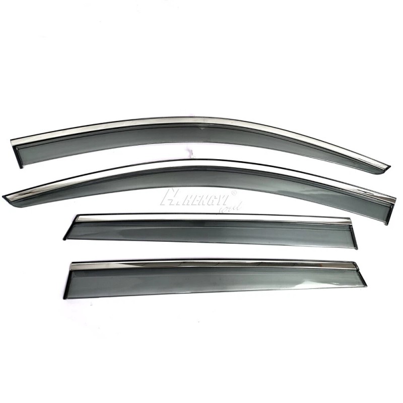 ZTT Smoke Tinted Window Deflector Wind Rain Guards For 2022-2024