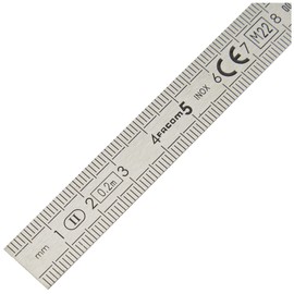 Facom Dela. 1051.200 scale, stainless steel, two-sided, 200 mm