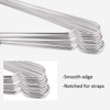 Tosnail 50 Pack Stainless Steel Strong Wire Metal Hangers Heavy