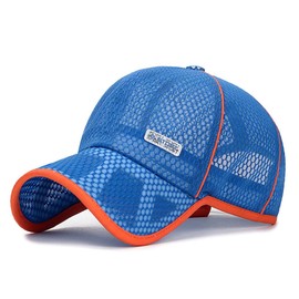 Anshili Children's Boys Mesh Baseball Cap Breathable Girls Cap for Summer, dark blue