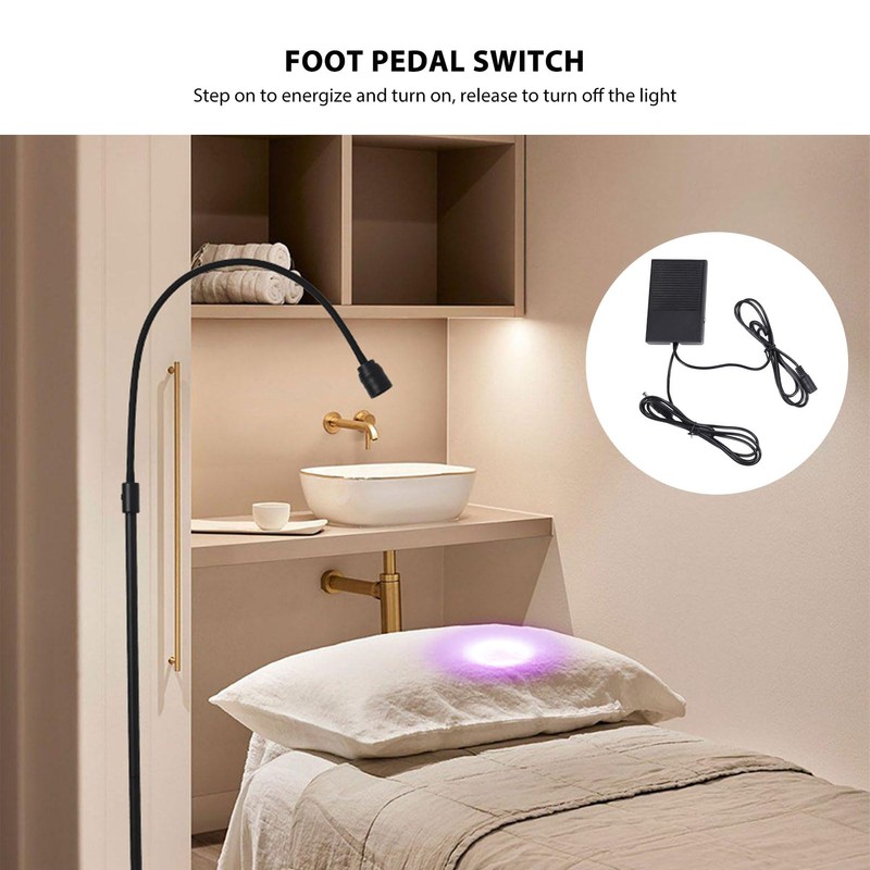 12W UV Lash Lamp with Foot Pedal, Rapid Dry in