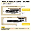 YJINGRUI Countertop Extension Slide Rail, Dining Table Extension Tabletop, Concealed