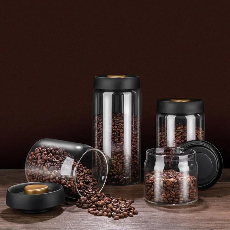 Barfeery Coffee Beans Vacuum Sealed Tank Household Moisture-Proof Air Extraction