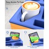 RGBDOT Couch Cup Holder Tray - Couch Organizer Caddy, Silicone