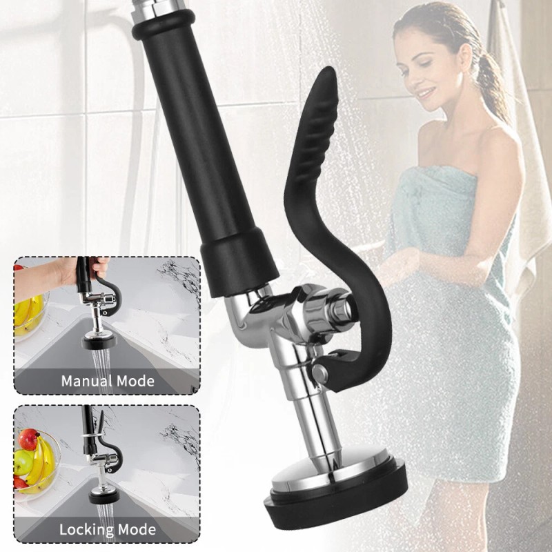 MDHAND Commercial Restaurant Kitchen Pre-Rinse Spray Sink Head Sprayer High