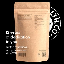 Fitness Health Inulin Powder 100G | Intestinal Support for Healthy Gut and Colon | Great Source of Soluble Dietary Fibre | Prebiotic Supplement | Chicory Root Powder