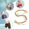 LSBDJDL Cute Gold Wallet Chain Keychains Purse Charms Handbag Charms