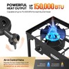 ROVSUN 2 Burner Outdoor Propane Gas Stove 150,000 BTU High