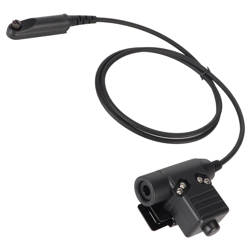 U94 PTT Adapter Cable 35.4in Walkie Talkie Headset Connector Cable