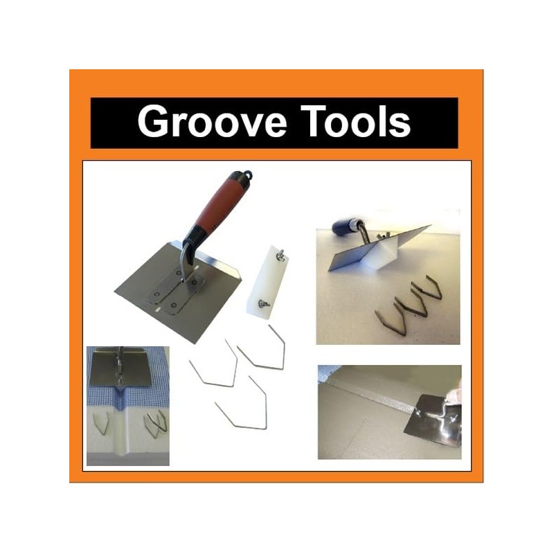Aesthetic Groove Tool Kits for EIFS (3/4" Wide x 3/4"