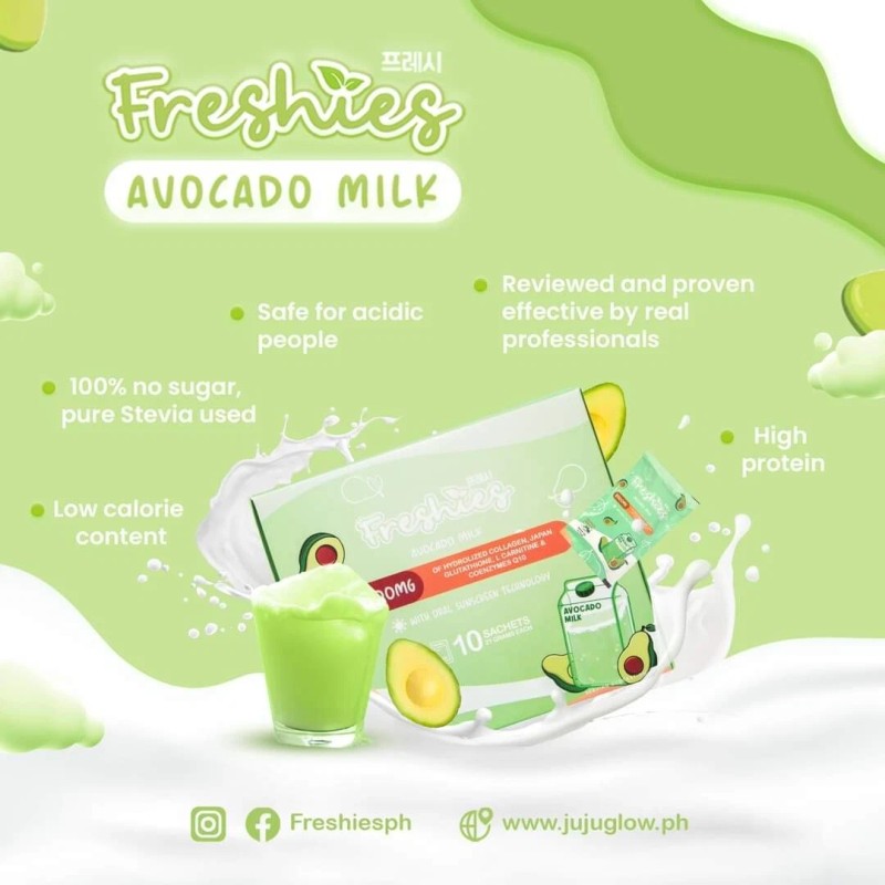 Juju Glow Freshies Avocado Milk by Juju Glow 10 sachets