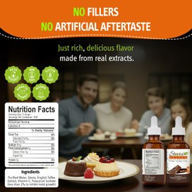 Stevia Select Stevia Drops-English Toffee Stevia Flavor 2 oz Stevia Liquid