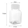 huixiaoqing 12 Pcs 100ml Juice Bottles with caps, Clear Small