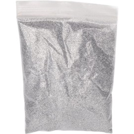 GOTOTOP Purpurina Extrafina, 50 G de Purpurina Cosmética para Maquillaje Facial y Corporal, Destellos Brillantes para Manualidades y uñas. (SILVER)