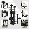 Meecal 85inch Tall Cat Tree for Indoor Cats Large Adult,