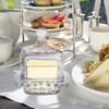Frcctre 2 Pack Glass Butter Dish, Small Glass Butter Keeper
