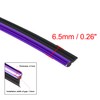 X AUTOHAUX 5m Purple Chrome Decorative Line Car Interior Gap