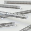 Yisawroy Triangle Ruler Transparent Triangular Prism Ruler Architect Scale Ruler