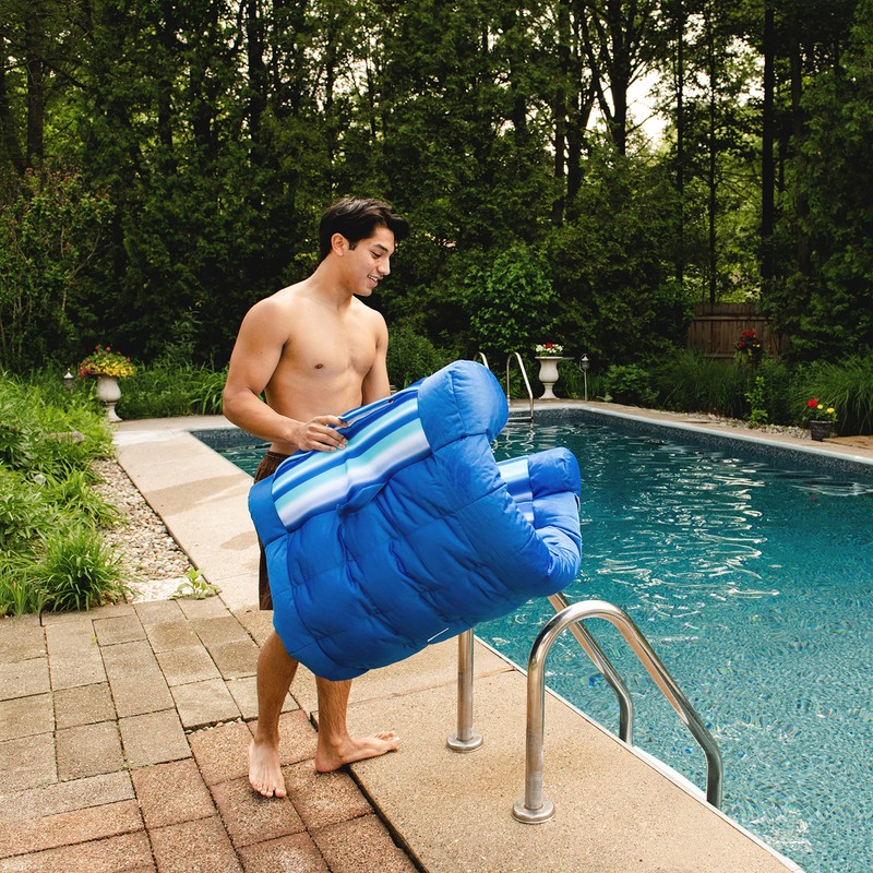 Big Joe Kona Hammock No Inflation Needed Pool Lounger with