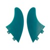 UPSURF Surfboard Fins Twin fins Set(2 Fins) Double Tabs Fins-Solid