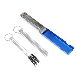 Zerodeko 3Sets Cleaning Kit Professional Brush Tool for Motorcycle Equipment Durable Needles Brushes for Carbon Dirt Removal Essential Garage Tool