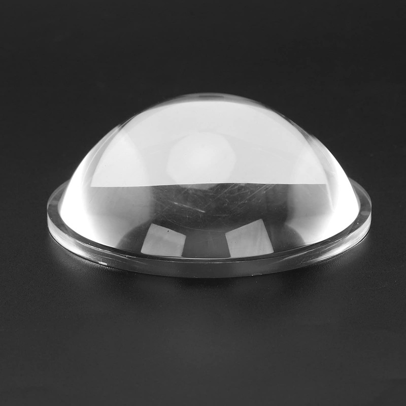 Convex Glass Lens, Stable Performance LED Optics Lens Easy Installation