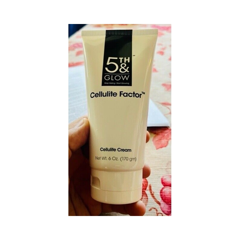 5th & Glow Cellulite Factor - Cellulite Cream (6 ounces/170gr)