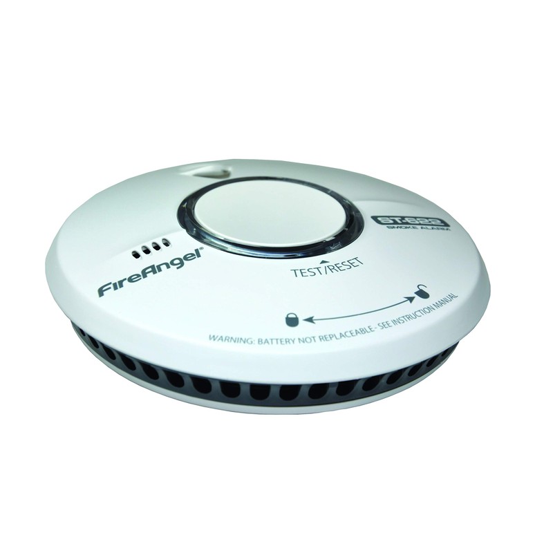 Fireangel ST-622Q 10 Year Thermally Enhanced Optical Smoke Alarm, Multi-Colour