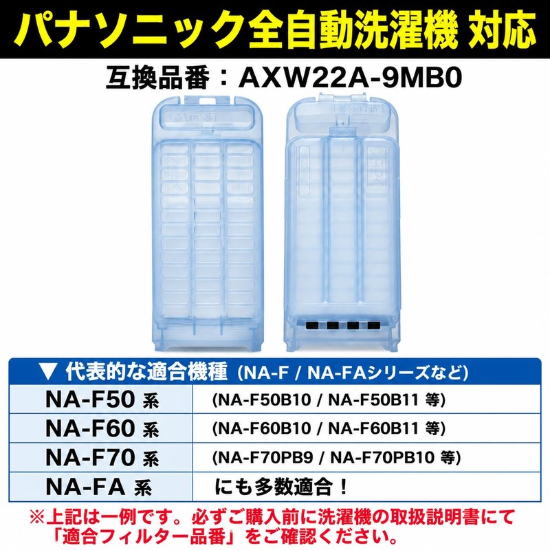 ISTORA Lint Filter for Washing Machine Compatible with Panasonic AXW22A-9MB0