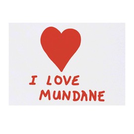 'I Love Mundane ' Temporary Tattoo - Water Resistant, Skin-Safe, Non-Toxic Transfer (TO00085571)