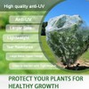5 Pack 10x10ft Heavy Duty Fruit Tree Netting with Zipper