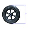 Wheelchair 12 inch Rear Wheel Assembly 12 1/2 x 2
