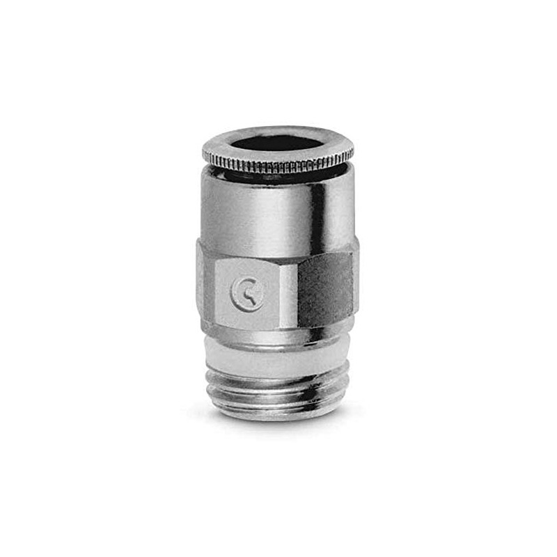 Camozzi S6510 8-1/8 Male Stud, Push In Fitting, 8 mm